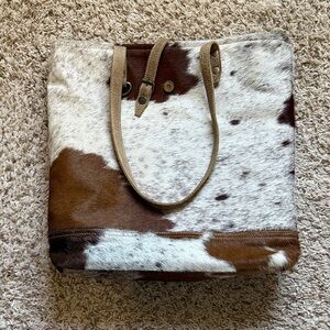 Myra Cowhide Tote Bag